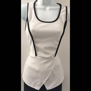 Love J – Peplum Business Casual Sleeveless Top